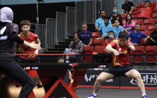 PP电子模拟器试玩在线-樊振东/王曼昱混双首秀过关 1+1何时能等于大于2?